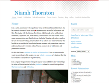 Tablet Screenshot of niamhthornton.net